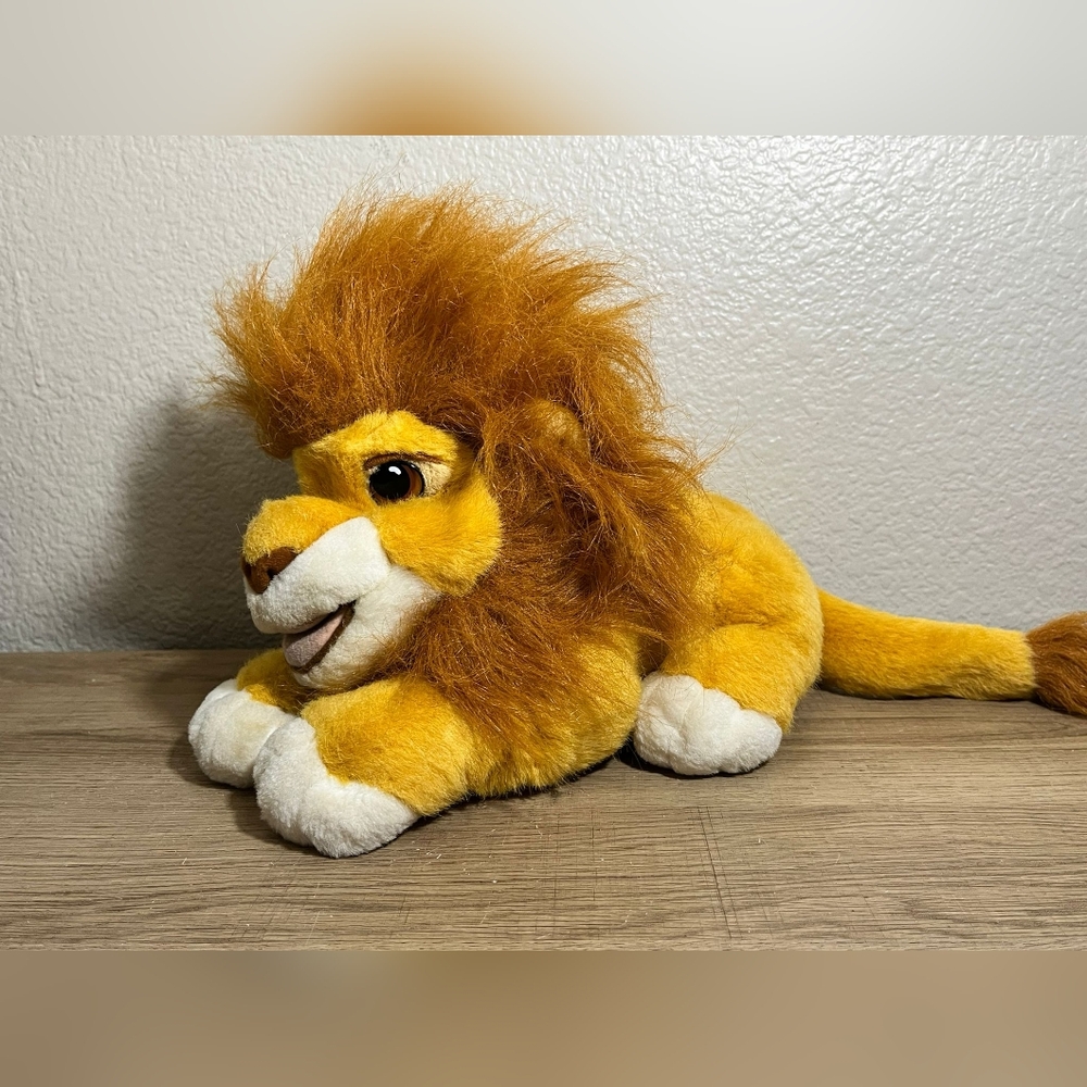 Lion King SIMBA Authentic Plush Puppet Vintage 93 Mattel Disney Don't Work - Picture 2 of 5